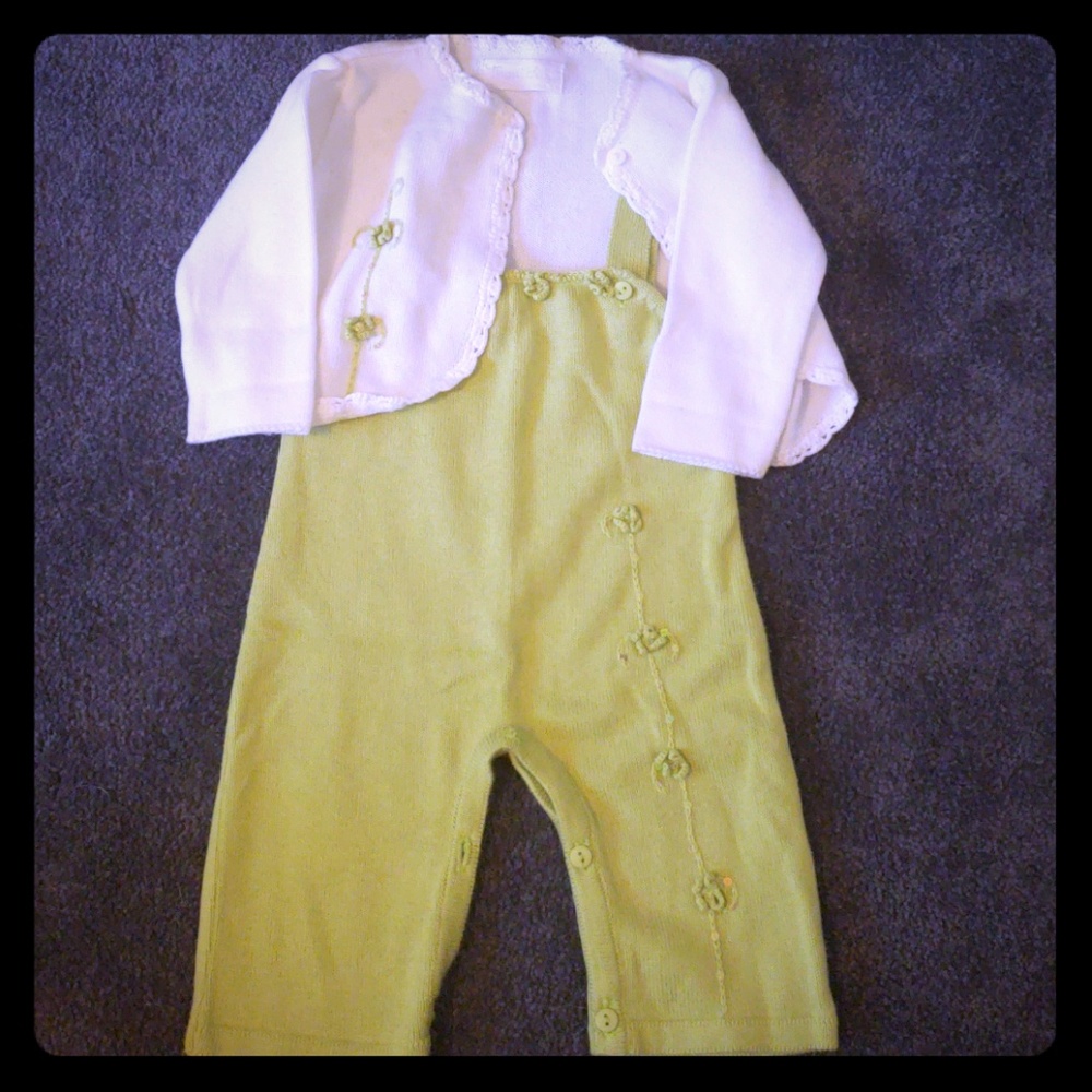 2 pc baby sweater set NWOT